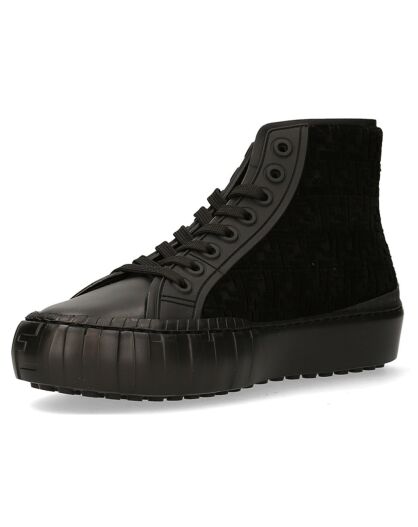 Sneakers en Velours Fendi Force noir